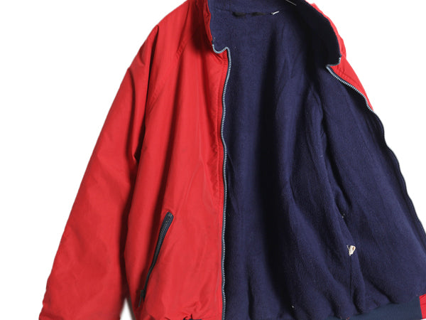 80s USA製 ★ パタゴニア シェルド シンチラ ジャケット メンズ L / 古着 ヴィンテージ ナイロン 裏 フリース ブルゾン フルジップ 廃盤 赤