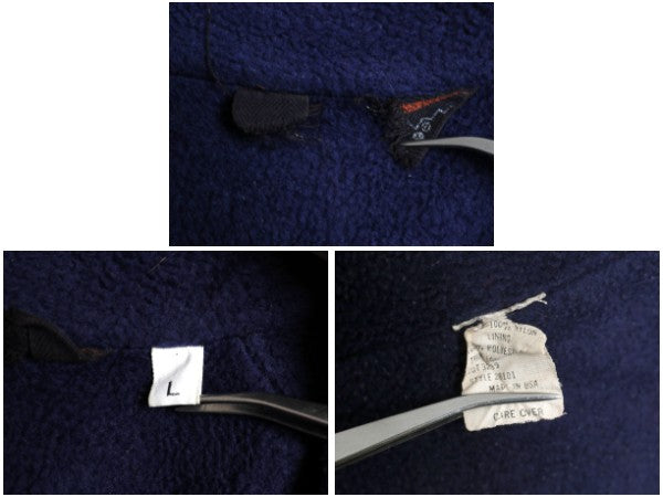 80s USA製 ★ パタゴニア シェルド シンチラ ジャケット メンズ L / 古着 ヴィンテージ ナイロン 裏 フリース ブルゾン フルジップ 廃盤 赤