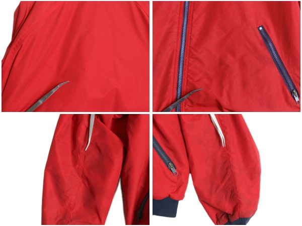 80s USA製 ★ パタゴニア シェルド シンチラ ジャケット メンズ L / 古着 ヴィンテージ ナイロン 裏 フリース ブルゾン フルジップ 廃盤 赤