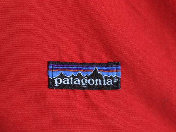80s USA製 ★ パタゴニア シェルド シンチラ ジャケット メンズ L / 古着 ヴィンテージ ナイロン 裏 フリース ブルゾン フルジップ 廃盤 赤