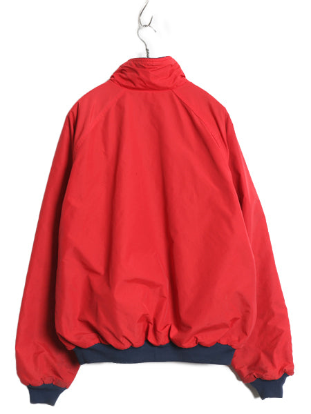 80s USA製 ★ パタゴニア シェルド シンチラ ジャケット メンズ L / 古着 ヴィンテージ ナイロン 裏 フリース ブルゾン フルジップ 廃盤 赤