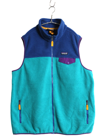 パタゴニア ライトウェイト シンチラ スナップT フリース ベスト メンズ XXL / 17年製 前開き 重ね着 ハイネック フルジップ 大きいサイズ