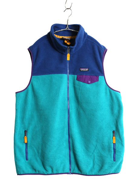 パタゴニア ライトウェイト シンチラ スナップT フリース ベスト メンズ XXL / 17年製 前開き 重ね着 ハイネック フルジップ 大きいサイズ
