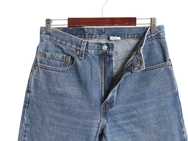 00s USA製 リーバイス 505 デニム パンツ 32 30 古着 オールド ジーンズ ジーパン スリム ストレート テーパード ボトムス 赤タブ ブルー