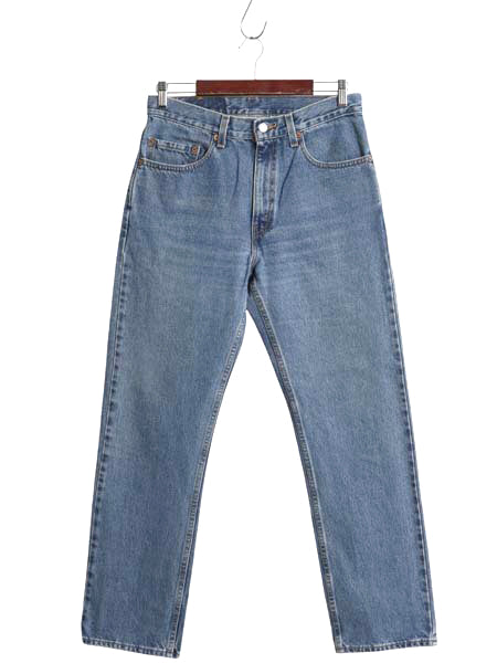 00s USA製 リーバイス 505 デニム パンツ 32 30 古着 オールド ジーンズ ジーパン スリム ストレート テーパード ボトムス 赤タブ ブルー