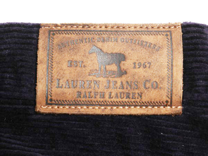 ラルフローレン 太畝 コーデュロイ フレア パンツ レディース 12 実寸 33 31 XL ブーツカット ベルボトム ノータック ストレッチ ボトムス