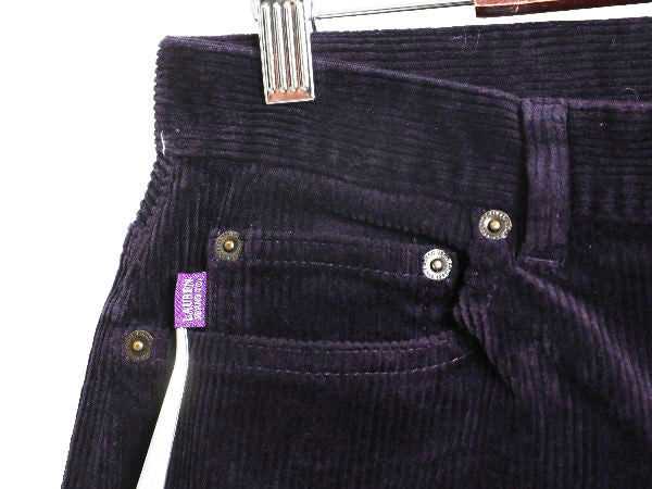 ラルフローレン 太畝 コーデュロイ フレア パンツ レディース 12 実寸 33 31 XL ブーツカット ベルボトム ノータック ストレッチ ボトムス