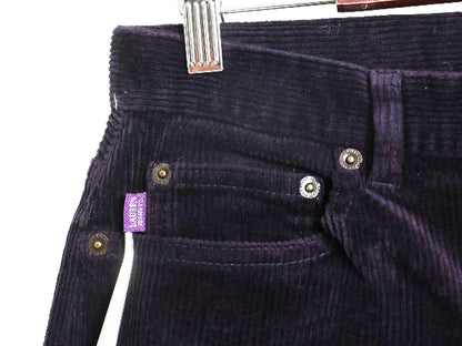 ラルフローレン 太畝 コーデュロイ フレア パンツ レディース 12 実寸 33 31 XL ブーツカット ベルボトム ノータック ストレッチ ボトムス