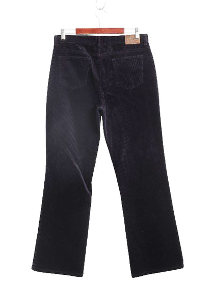 ラルフローレン 太畝 コーデュロイ フレア パンツ レディース 12 実寸 33 31 XL ブーツカット ベルボトム ノータック ストレッチ ボトムス