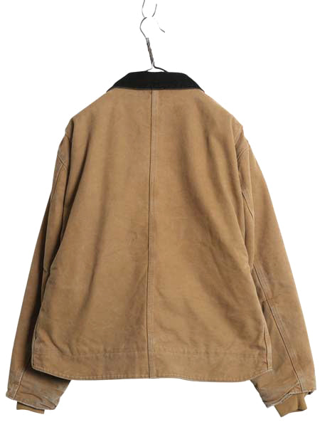 カーハート ディアボーン ジャケット メンズ L / 古着 ワーク ダック フルジップ 裏 ボア パイル フリース トラディショナル ブルゾン 廃盤