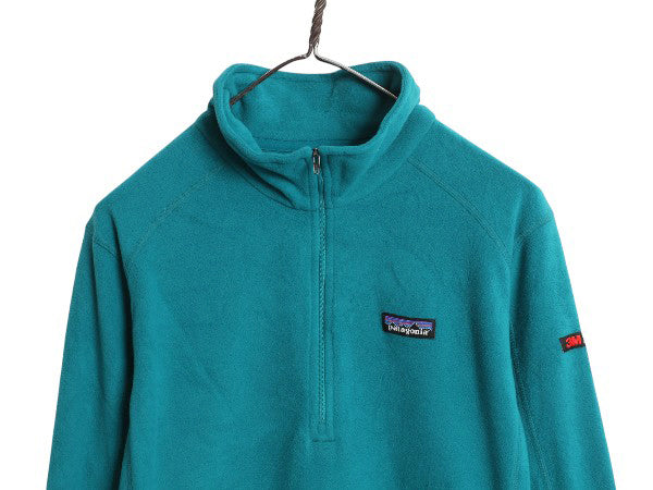 パタゴニア マイクロD ハーフジップ フリース プルオーバー レディース XL / 17年製 ロンT 長袖 Tシャツ ハイネック 大きいサイズ 企業物