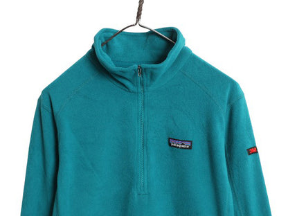 パタゴニア マイクロD ハーフジップ フリース プルオーバー レディース XL / 17年製 ロンT 長袖 Tシャツ ハイネック 大きいサイズ 企業物