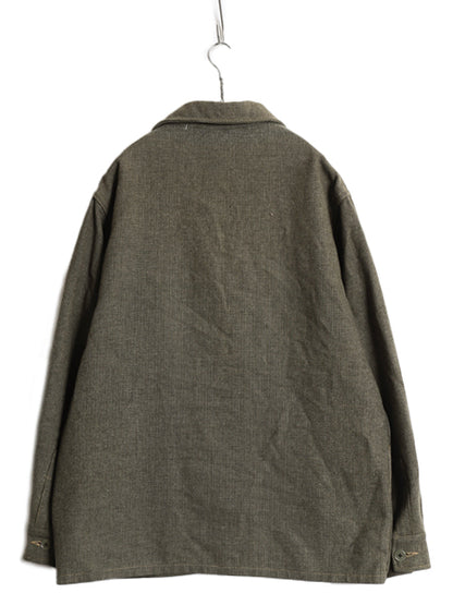 50s ★ ウールリッチ ウール ハンティング ジャケット メンズ L / ヴィンテージ ピンチェック マッキーノ クルーザー タイプ ロガー ワーク