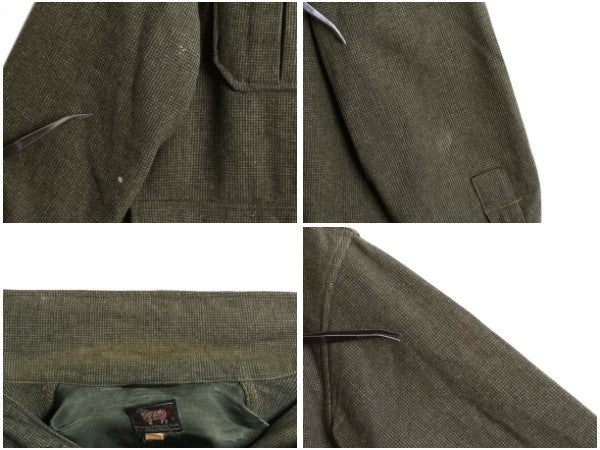 50s ★ ウールリッチ ウール ハンティング ジャケット メンズ L / ヴィンテージ ピンチェック マッキーノ クルーザー タイプ ロガー ワーク