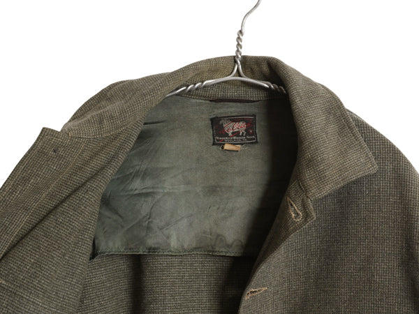 50s ★ ウールリッチ ウール ハンティング ジャケット メンズ L / ヴィンテージ ピンチェック マッキーノ クルーザー タイプ ロガー ワーク