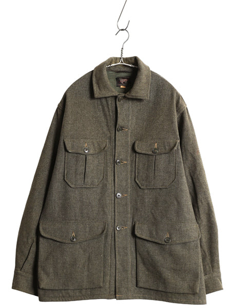 50s ★ ウールリッチ ウール ハンティング ジャケット メンズ L / ヴィンテージ ピンチェック マッキーノ クルーザー タイプ ロガー ワーク
