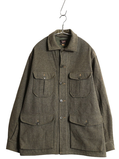 50s ★ ウールリッチ ウール ハンティング ジャケット メンズ L / ヴィンテージ ピンチェック マッキーノ クルーザー タイプ ロガー ワーク