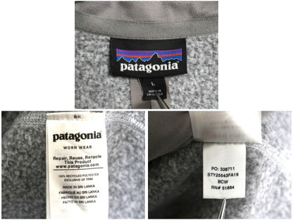 パタゴニア ベターセーター ジャケット レディース L 古着 19年製 アウトドア 裏起毛 フリース セーター フルジップ ブルゾン トップス 灰
