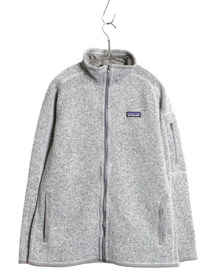 パタゴニア ベターセーター ジャケット レディース L 古着 19年製 アウトドア 裏起毛 フリース セーター フルジップ ブルゾン トップス 灰