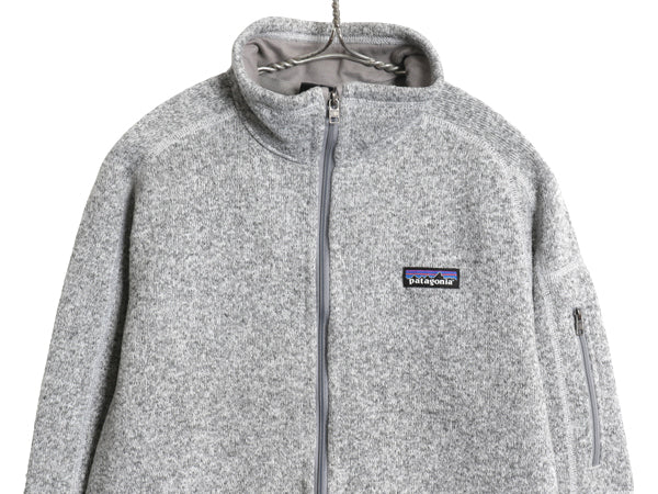 パタゴニア ベターセーター ジャケット レディース L 古着 19年製 アウトドア 裏起毛 フリース セーター フルジップ ブルゾン トップス 灰