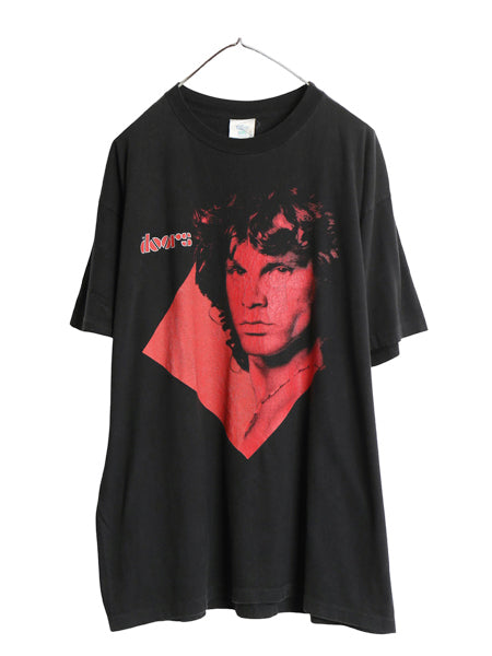 90s USA製 ドアーズ フォト プリント Tシャツ メンズ XL 古着 オールド 当時物 ジムモリソン グラフィック バンド ロック 大きいサイズ 黒
