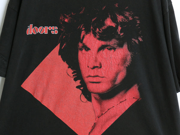 90s USA製 ドアーズ フォト プリント Tシャツ メンズ XL 古着 オールド 当時物 ジムモリソン グラフィック バンド ロック 大きいサイズ 黒