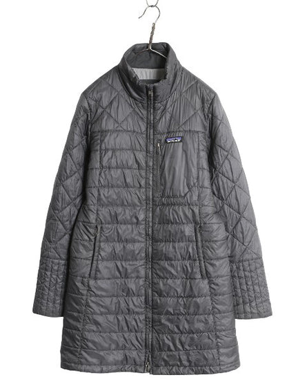 パタゴニア ラダリー パーカー レディース M / 古着 16年製 中綿 ナイロン キルティング ジャケット フルジップ ジャンパー ロング コート