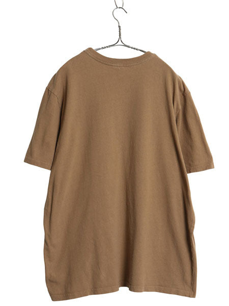 USA製 フィルソン チェーンソー プリント Tシャツ メンズ XL ヘビーウェイト コットン カットソー クルーネック ゆったり 大きいサイズ 茶