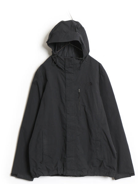 ノースフェイス DRYVENT マウンテンパーカー ジャケット メンズ L / フルジップ ナイロン ジャンパー マンパ ウィンドブレーカー ブラック