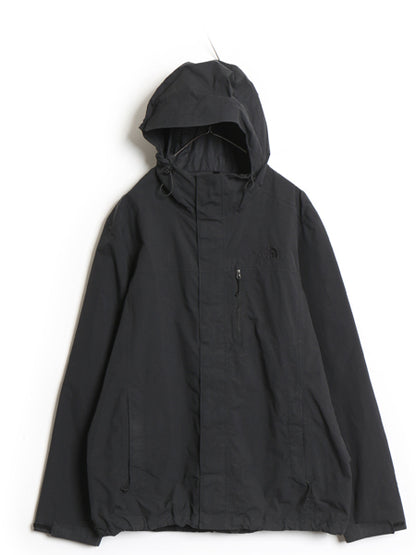 ノースフェイス DRYVENT マウンテンパーカー ジャケット メンズ L / フルジップ ナイロン ジャンパー マンパ ウィンドブレーカー ブラック