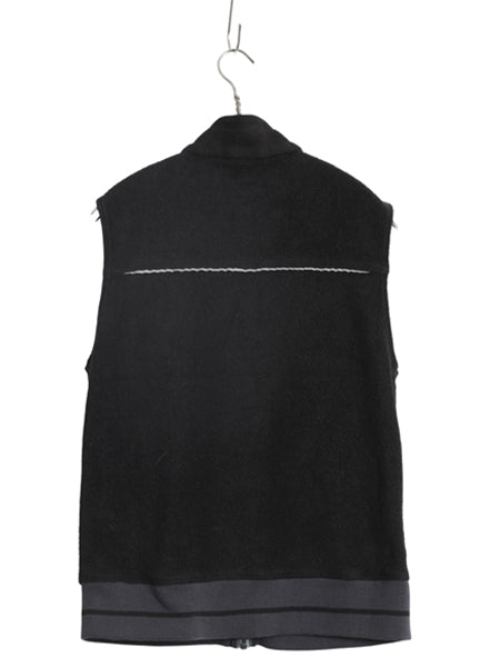 00s パタゴニア シンチラ ベスト キッズ XL レディース S 程 古着 05年製 オールド フリース フルジップ ハイネック アウトドア 重ね着 黒