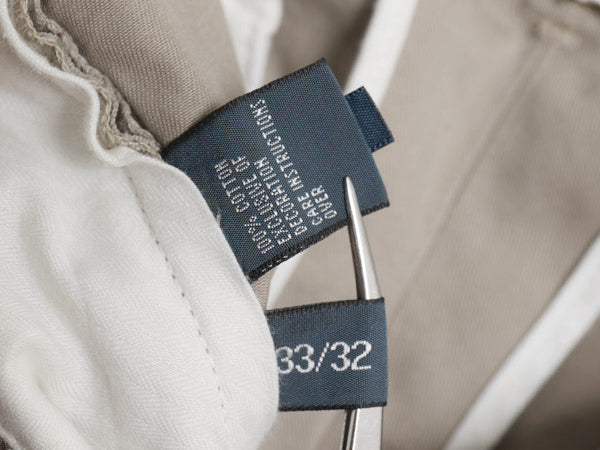 00s ポロ ラルフローレン コットン チノ パンツ メンズ 33 32 オールド ETHAN PANT スラックス チノパン ストレート ツータック ボトムス