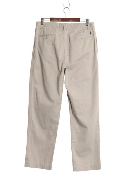 00s ポロ ラルフローレン コットン チノ パンツ メンズ 33 32 オールド ETHAN PANT スラックス チノパン ストレート ツータック ボトムス