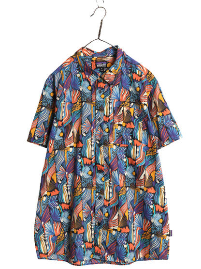 パタゴニア 総柄 半袖 シャツ メンズ XL / 23年製 50周年 記念 モデル アウトドア アロハ ハワイアン マルチカラー ゆったり 大きいサイズ