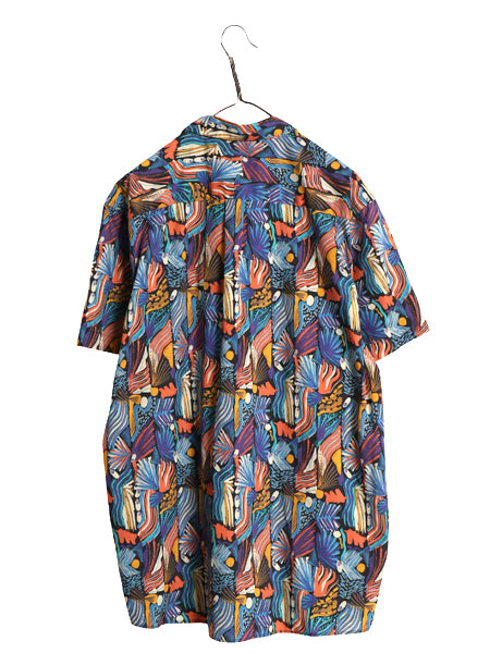 パタゴニア 総柄 半袖 シャツ メンズ XL / 23年製 50周年 記念 モデル アウトドア アロハ ハワイアン マルチカラー ゆったり 大きいサイズ