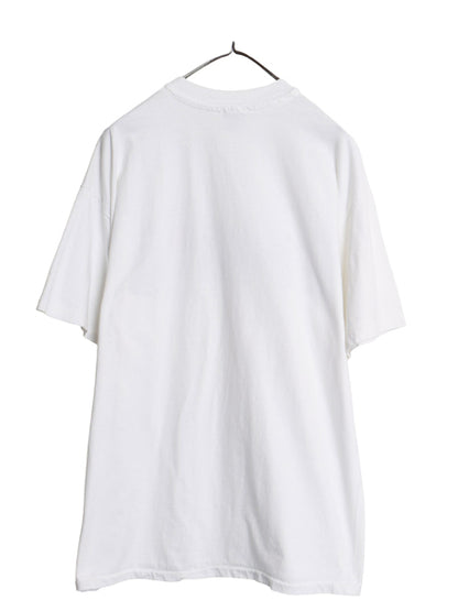 90s USA製 キャラクター イラスト プリント Tシャツ メンズ XL オールド ウエスタン グラフィック アート シングルステッチ 大きいサイズ 