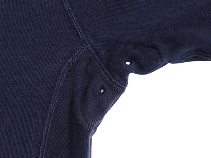 00s ポロ ラルフローレン スウェット フード パーカー メンズ L / オールド ラガー タイプ 裏起毛 トレーナー R-WING 刺繍 プルオーバー紺