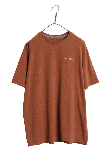 パタゴニア 両面 プリント 半袖 Tシャツ メンズ L / アウトドア バックプリント グラフィック アート イラスト クルーネック カットソー 