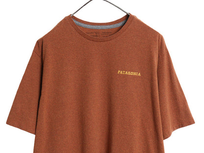 パタゴニア 両面 プリント 半袖 Tシャツ メンズ L / アウトドア バックプリント グラフィック アート イラスト クルーネック カットソー 