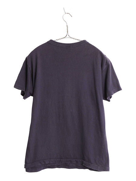 80s USA製 チャンピオン プリント Tシャツ メンズ L 小さめ M 程 ヴィンテージ トリコタグ 100% コットン 陸上 スクール シングルステッチ