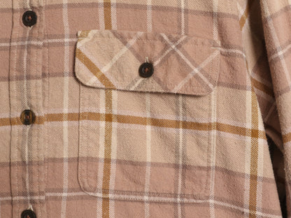 パタゴニア ロングスリーブ フィヨルド フランネル シャツ レディース S / 22年製 オーガニック コットン ネルシャツ チェック 長袖シャツ