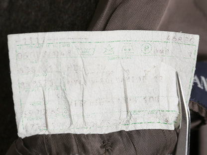 90s イタリア製 エンポリオ アルマーニ ダブルブレスト チェスター コート メンズ XL 程/ 高級 ウール フィールド ロングコート ブラウン