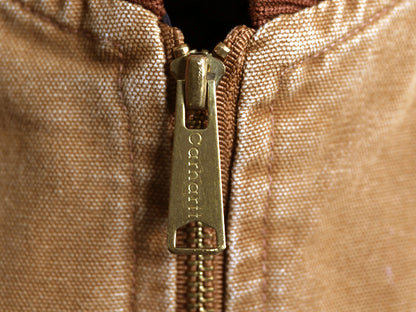 US企画 カーハート 中綿 ダック ベスト メンズ XL / フルジップ ナイロン キルティング ライナー 重ね着 前開き 廃盤 ワーク 大きいサイズ