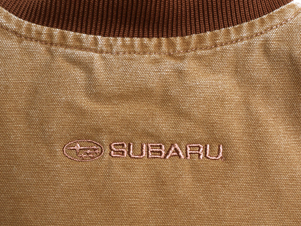 US企画 カーハート 中綿 ダック ベスト メンズ XL / フルジップ ナイロン キルティング ライナー 重ね着 前開き 廃盤 ワーク 大きいサイズ