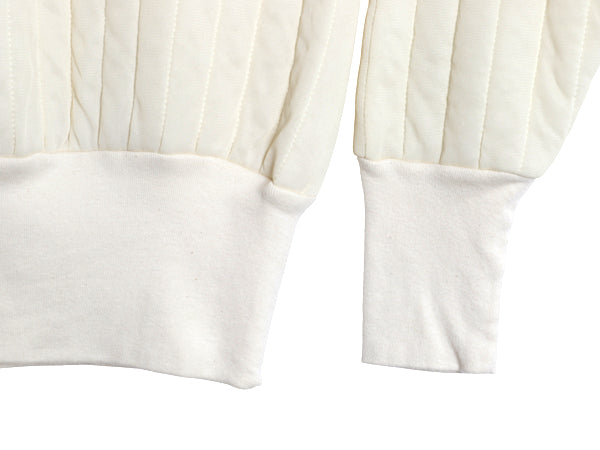 デッドストック 70s シアーズ 中綿 キルティング 長袖 Tシャツ メンズ レディース L 小さめ ヴィンテージ インナー スウェット ロンT 無地