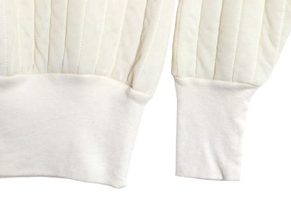 デッドストック 70s シアーズ 中綿 キルティング 長袖 Tシャツ メンズ レディース L 小さめ ヴィンテージ インナー スウェット ロンT 無地