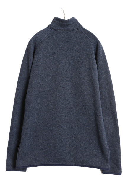 パタゴニア ベターセーター ハーフジップ メンズ XL 17年製 フリース セーター プルオーバー ジャケット 裏起毛 大きいサイズ ブルゾン 紺