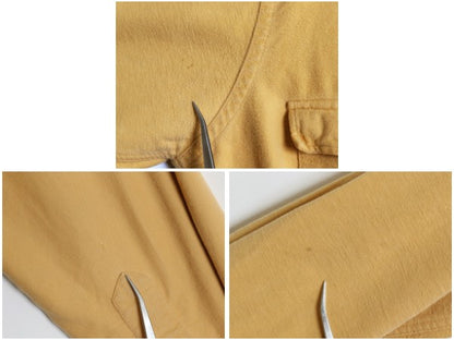 70s USA製 筆記体タグ エルエルビーン シャモア クロス 長袖 シャツ メンズ XL 程/ ヴィンテージ ネルシャツ ヘビーウェイト 大きいサイズ