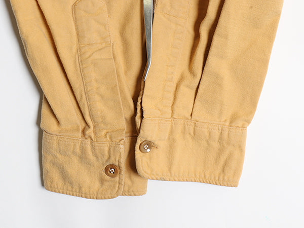 70s USA製 筆記体タグ エルエルビーン シャモア クロス 長袖 シャツ メンズ XL 程/ ヴィンテージ ネルシャツ ヘビーウェイト 大きいサイズ