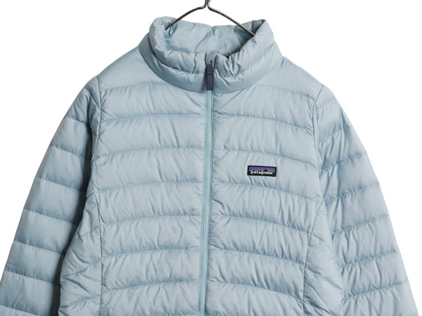 パタゴニア ダウン セーター キッズ XXL レディース M 程 19年製 アウトドア 600フィル ナイロン ジャケット ハイネック ブルゾン アウター